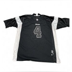 Minnesota Vikings Football Jersey Mens 56 Black White #4 Brett Favre Reebok NFL